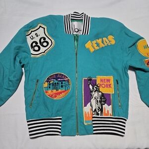 ibe Vintage Bomber Jacket sz 6